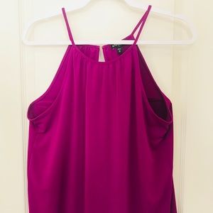Purple halter top